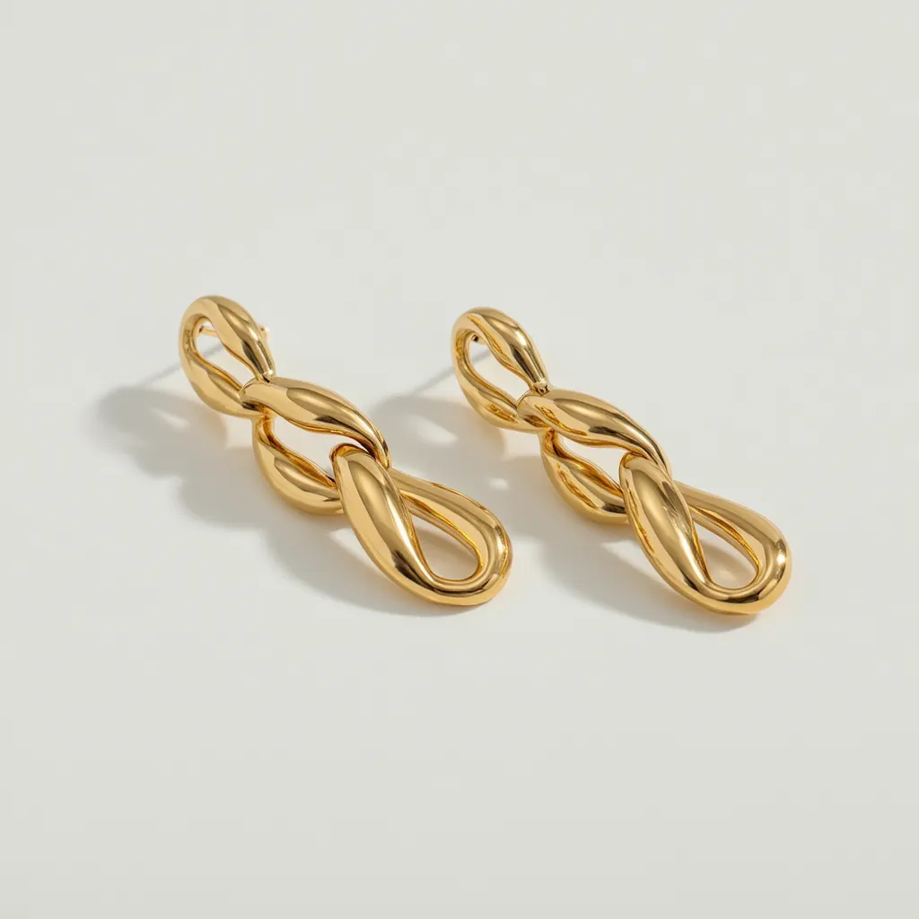BOUCLE D'OREILLES PENDANTES CLEO