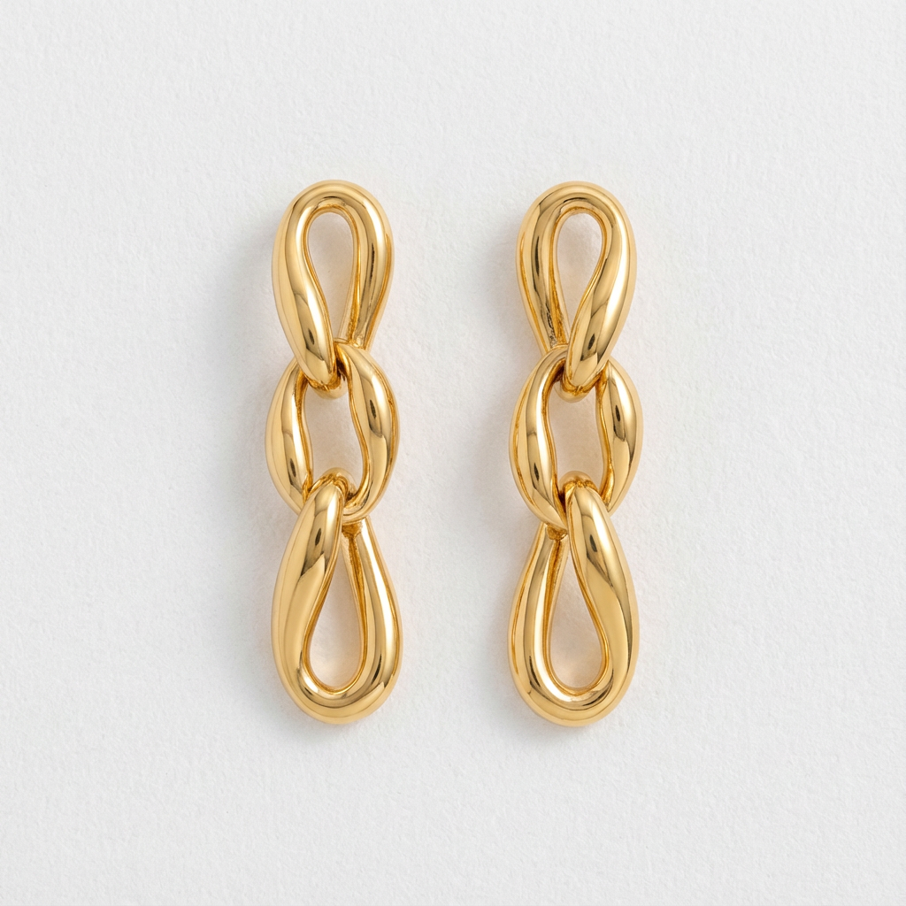 BOUCLE D'OREILLES PENDANTES CLEO