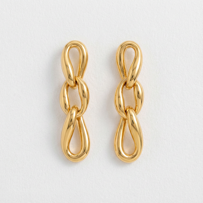 BOUCLE D'OREILLES PENDANTES CLEO