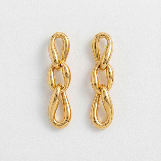 BOUCLE D'OREILLES PENDANTES CLEO